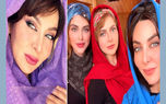 چشمان جادویی این 3 خواهر ایرانی ! / غوغای عکس خانم بازیگر و خواهرانش !